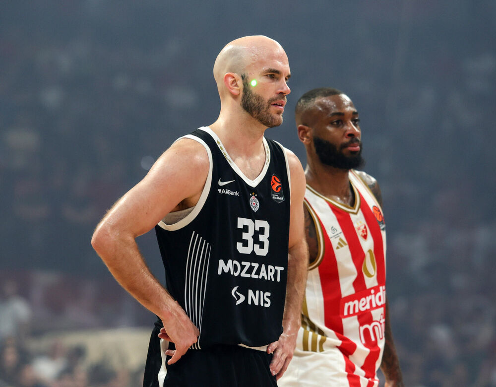 Detalj sa drugog evroligaškog večitog derbija u sezoni 2025/26,