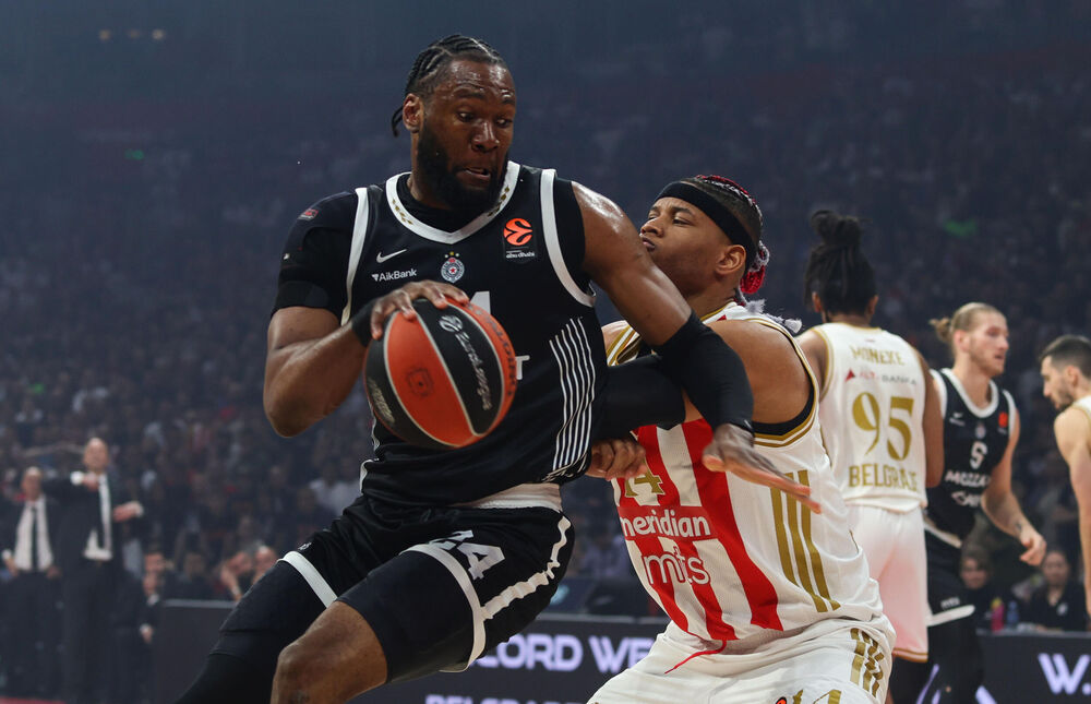 Detalj sa poslednjeg večitog derbija u sezoni 2025/26 Evrolige