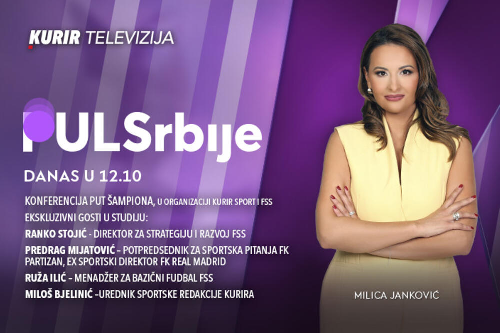 EKSKLUZIVNO GOSTOVANJE U DANAŠNJEM PULSU SRBIJE OD 12.10