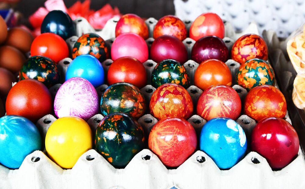 Ofarbana jaja za Uskrs