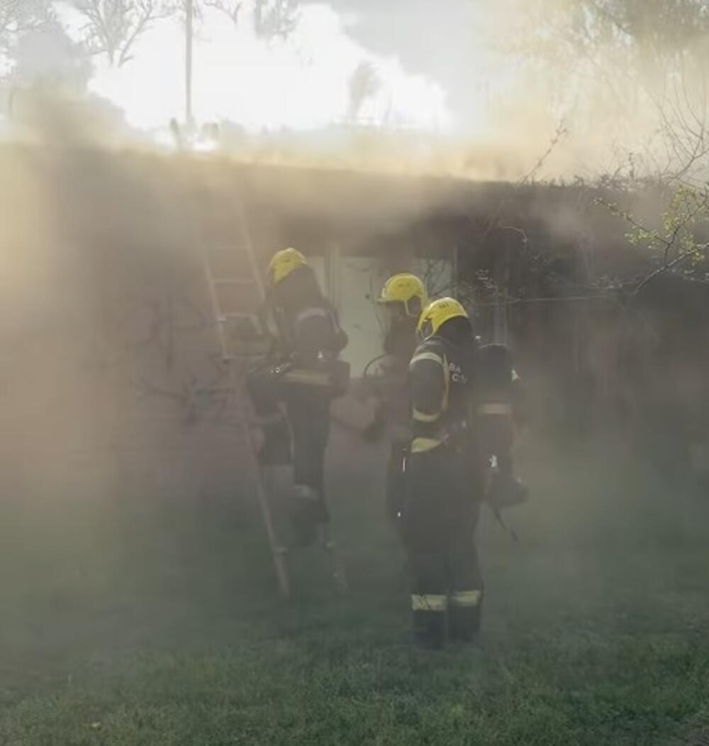 Meštani Limanskog parka u panici: Gusti dim prekriio naselje, pogledajte brzu akciju vatrogasaca! (VIDEO)