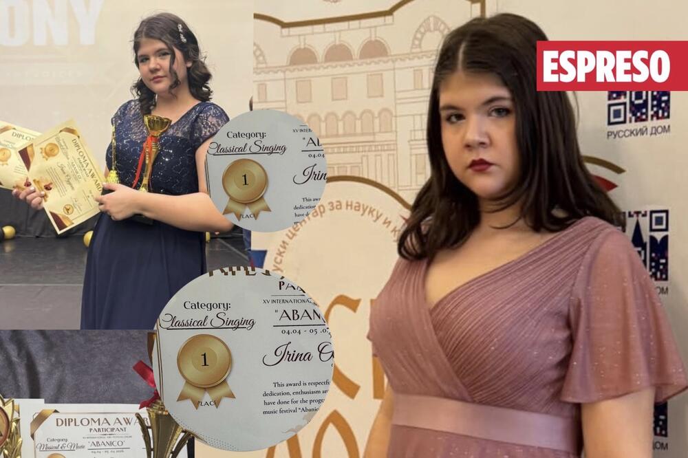 ČUDO IZ SRBIJE! Talentovana Irina (14) osvojila čak 2 PRVA MESTA na prestižnom festivalu - rezultati za APLAUZ!