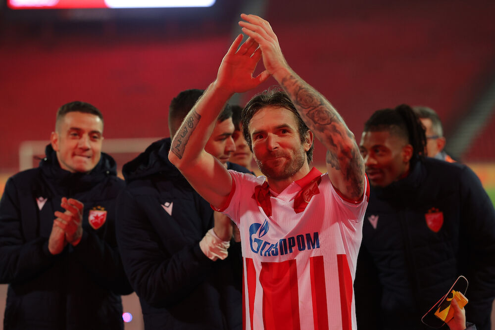 Aleksandar Katai posle utakmice Crvene zvezde i Spartaka iz Subotice u sezoni 2025/26 Superlige Srbije