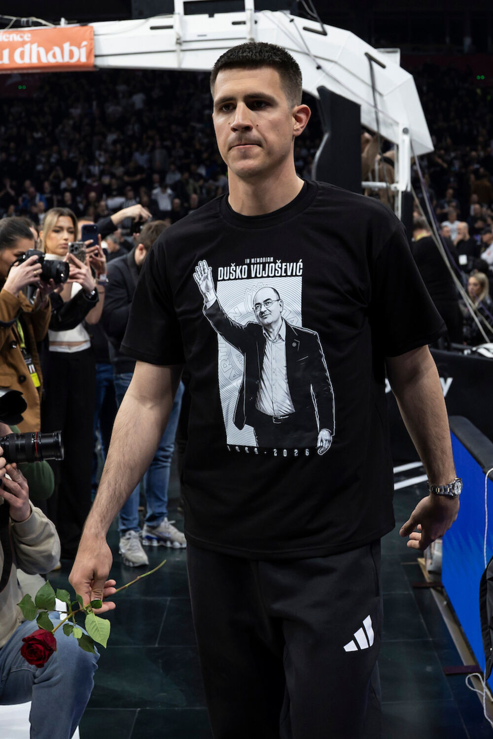 Grobari, Navijači Partizana, Duško Vujošević, KK Partizan, Vanja Marinković
