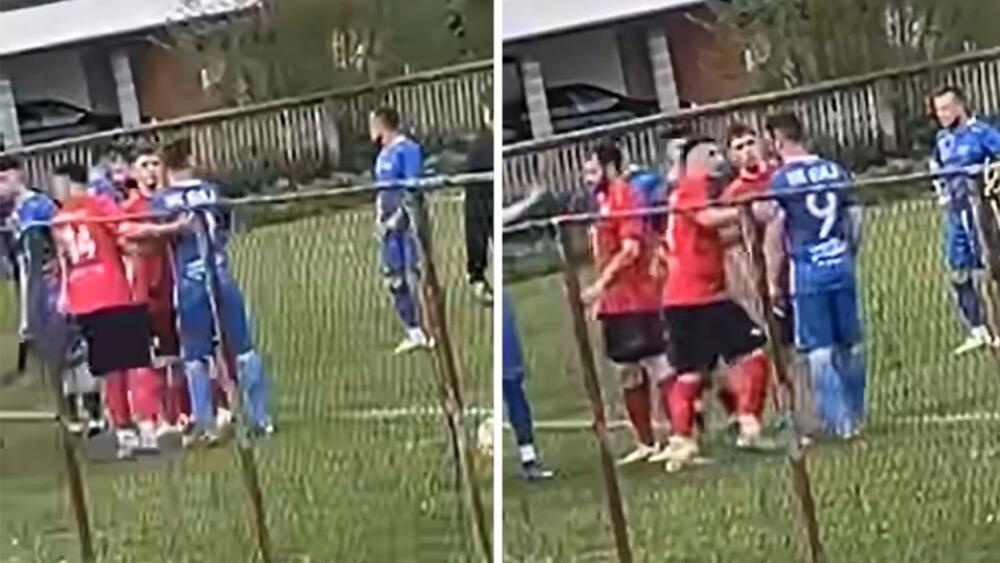 Sudija psovao igrače, redari ih udarali na terenu, oni se lemali: Hrvati se brutalno tukli na fudbalskoj utakmici!