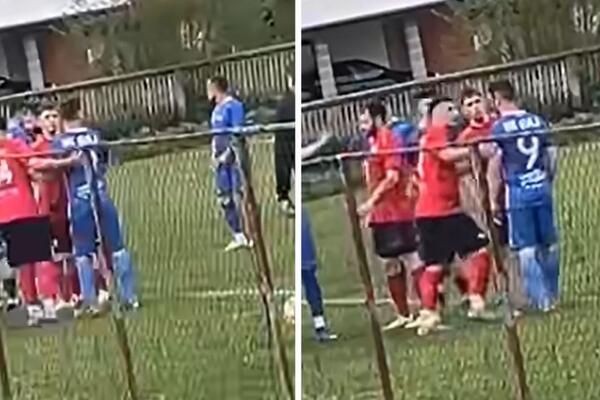 Sudija psovao igrače, redari ih udarali na terenu, oni se lemali: Hrvati se brutalno tukli na fudbalskoj utakmici!