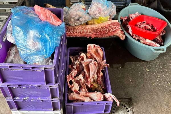 (FOTO SA LICA MESTA) JEZIVO OTKRIĆE U SUBOTICI! Policija upala u ILEGALNU KLANICU: Pronađene čak 2 tone mesa!