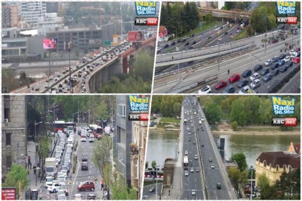 U TAKOVSKU NEMOJTE AKO NE MORATE! Jutarnji špic u Beogradu mirniji nego inače, ali radovi prave probleme (FOTO)