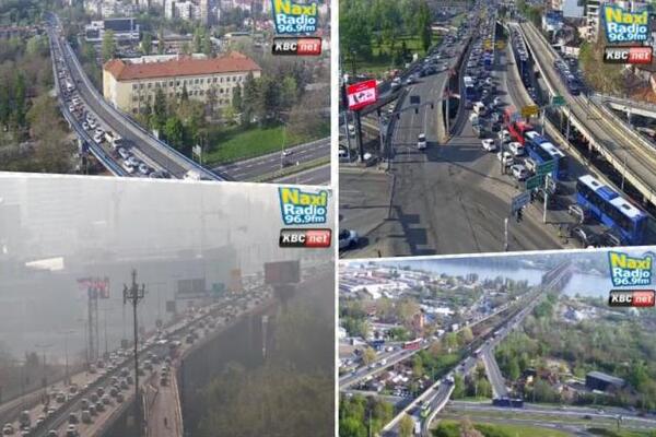 U ovom delu Beograda vozila mile, na mostu sve stalo: Jutarnji špic uveliko pravi kolaps po prestonici (FOTO)