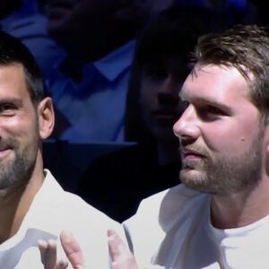 Đokovići i Dončići na utakmici Reala i Crvene zvezde u Madridu (Video)