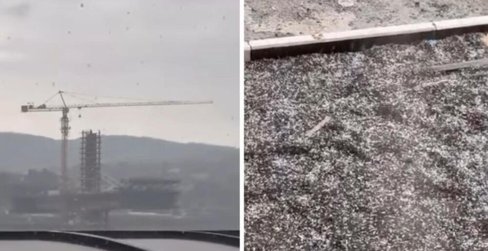 U Novom Sadu pada grad! Pogledajte snimak haosa (VIDEO)