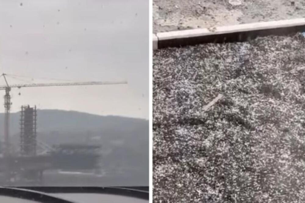 U Novom Sadu pada grad! Pogledajte snimak haosa (VIDEO)