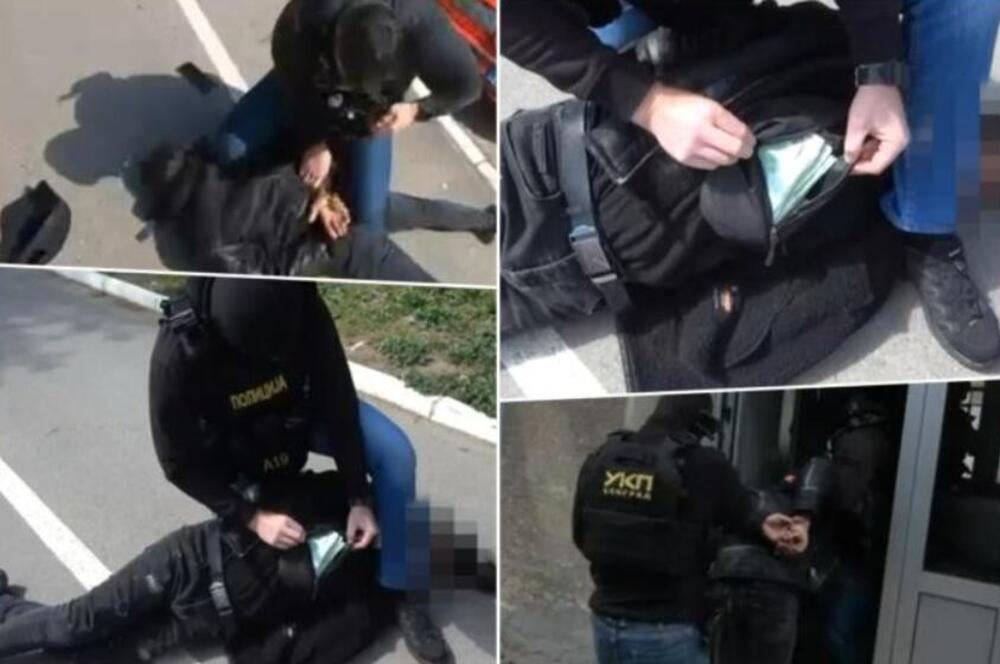 SNIMAK HAPŠENJA LAŽNOG HIRURGA KOJI JE VARAO BEOGRAĐANE! Policija ga bacila na beton, kod sebe imao... (VIDEO)