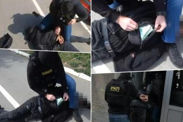 SNIMAK HAPŠENJA LAŽNOG HIRURGA KOJI JE VARAO BEOGRAĐANE! Policija ga bacila na beton, kod sebe imao... (VIDEO)
