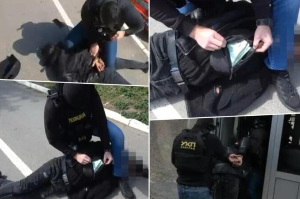 SNIMAK HAPŠENJA LAŽNOG HIRURGA KOJI JE VARAO BEOGRAĐANE! Policija ga bacila na beton, kod sebe imao... (VIDEO)