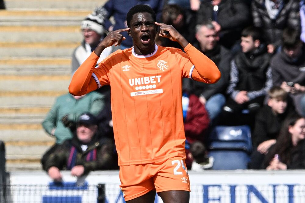 Naser Điga u dresu Glazgov Rendžersa