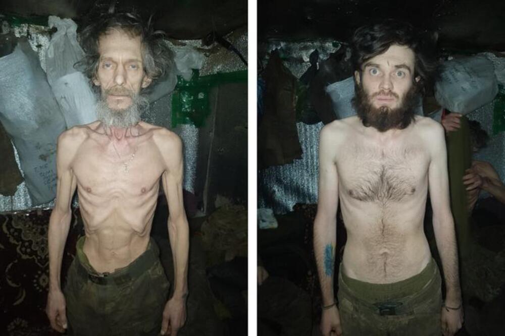 PROCURILE JEZIVE FOTOGRAFIJE UKRAJINSKIH VOJNIKA! Od prizora će vam se OKRENUTI ŽELUDAC - sama KOST I KOŽA (FOTO)