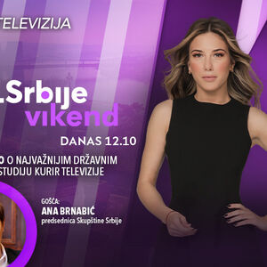 EKSKLUZIVNO: Predsednica Skupštine Srbije Ana Brnabić u studiju Kurir televizije - Puls Srbije vikend, od 12.10
