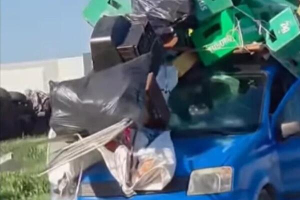 SCENA S AUTO-PUTA PRENERAZILA SRBE Auto sa beogradskim tablicama je OVAKO IZAŠAO na Miloša Velikog! "OVO JE JEZIVO"