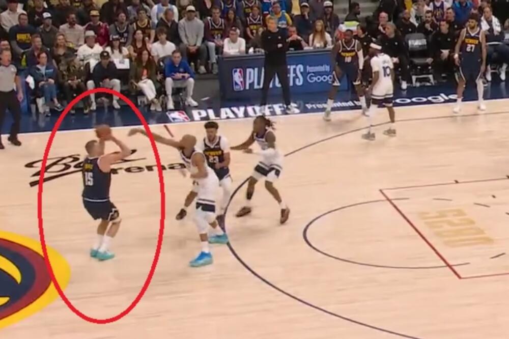 Svima popadale vilice u dvorani: Jokić u poslednjoj sekundi, gotovo sa centra, ovo skoro nismo videli! (VIDEO)