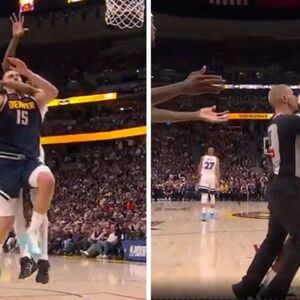 Sudija držao Nikolu Jokića, hteo da se bije nasred utakmice! Poludeo zbog nesportskog poteza rivala (VIDEO)