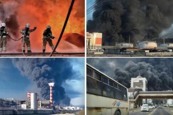 NAFTA SE IZLILA U REKU, ULICE HITNO EVAKUISANE: Vanredno stanje u ovom ruskom gradu, Ukrajinci urnisali rafineriju!