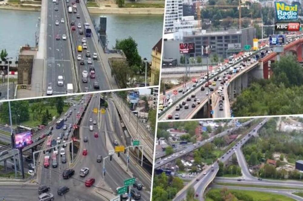 BEOGRAD SE POLAKO PRAZNI PRED 1. MAJ: Jutarnji špic drugačiji od ostalih dana, najkritičnije su ove tačke (FOTO)