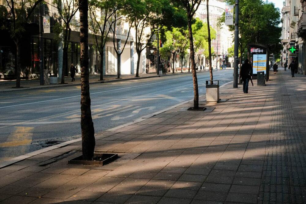 Beograd za Prvi maj ne liči na sebe: Nigde žive duše, ulice prazne, postao je "GRAD DUHOVA" (FOTO)
