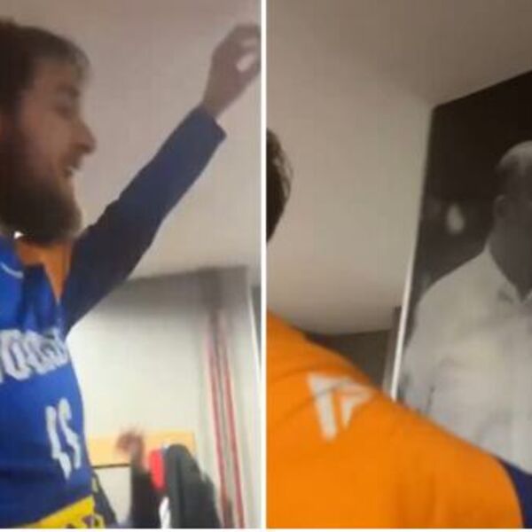 Slavlje iz svlačionice Zlatibora koje će odjeknuti: Seka Aleksić i uvrede za Zvezdu uz poster Vujoševića (VIDEO)