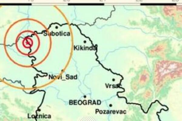 ZEMLJOTRES SE OSETIO I U HRVATSKOJ I U MAĐARSKOJ: Pogledajte mapu epicentra (FOTO)