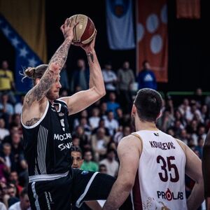 Partizan rutinski pokorio Sarajevo: Crno-beli prvi polufinalisti ABA lige!