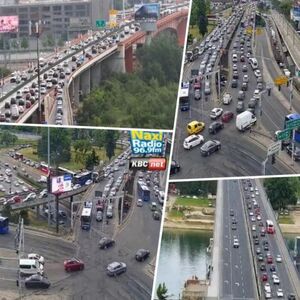 KOLAPS NA AUTOKOMANDI, BRANKOVOM MOSTU I GAZELI: Vozila stoje u mestu, NEMA NI NAPRED NI NAZAD (FOTO)