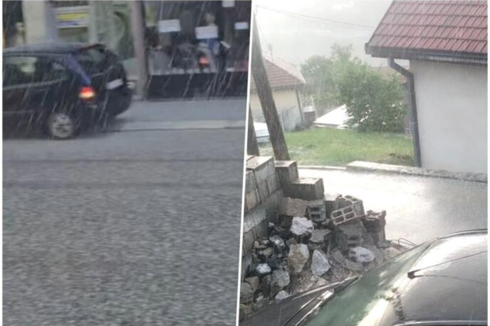 Užice pogodio snažan grad, sve se beli! Pao silan led, protutnjao prvi talas nevremena (VIDEO)