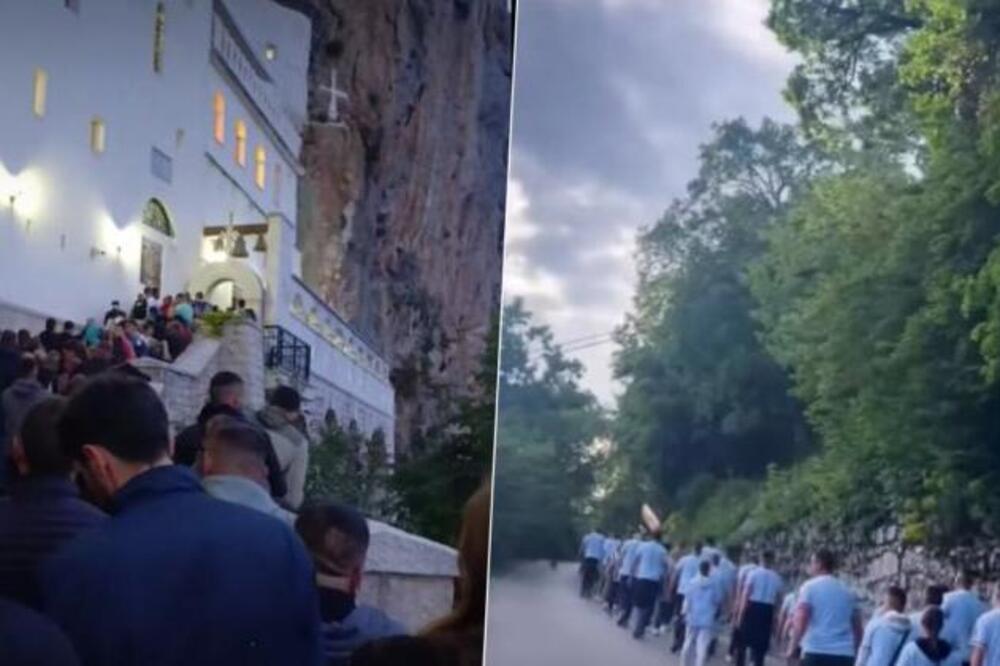 Vernici pohrlili ka Ostrogu, mnogi su prešli na stotine kilometara: Ovo je veličanstven prizor (VIDEO)