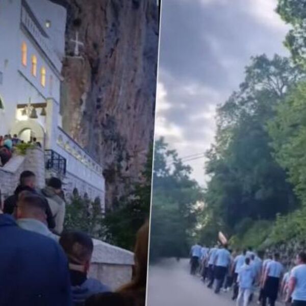 Vernici pohrlili ka Ostrogu, mnogi su prešli na stotine kilometara: Ovo je veličanstven prizor (VIDEO)
