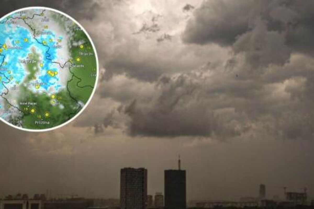 Centralna, istočna i jugoistočna Srbija na udaru nevremena - 22. maj 2026.
