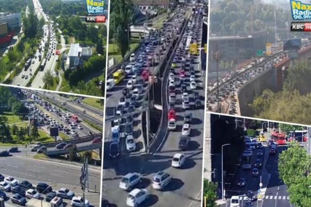 Krkljanac na Autokomandi i Bulevarima: Ovde su trenutno najveće gužve u Beogradu (FOTO)