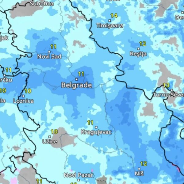 Pogledajte kako će se olujni oblak kretati kroz Srbiju do jutra: Ovo su radarski snimci, stižu pljuskovi (FOTO)