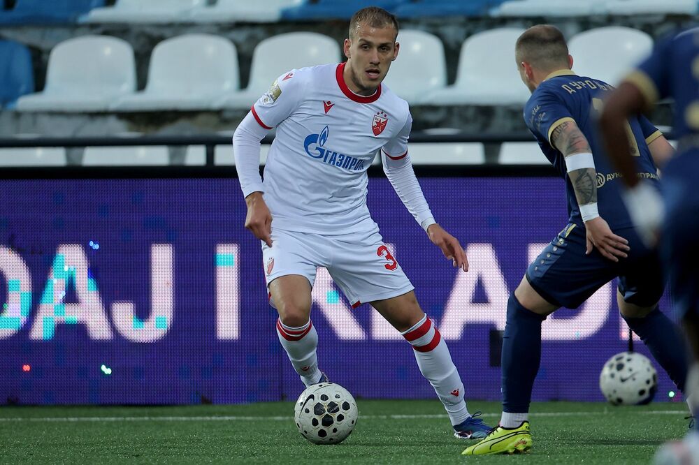 Detalj sa utakmice Radnik Surdulice i Crvene zvezde u sezoni 2025/26 plej-ofa Superlige Srbije