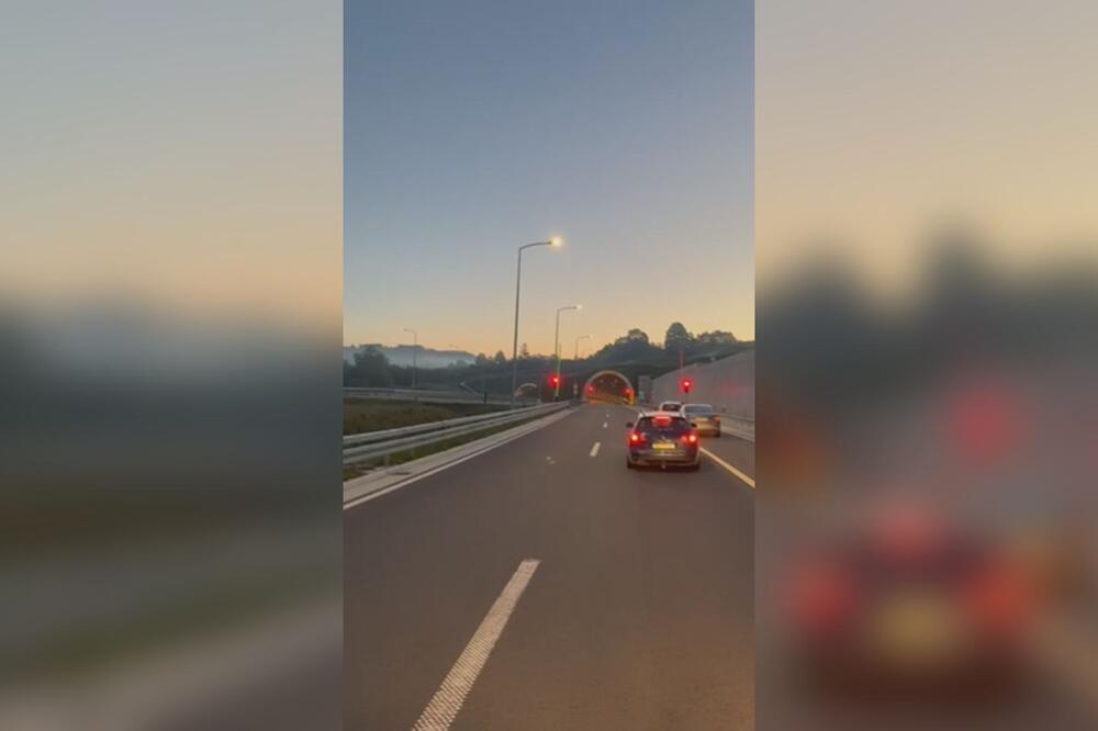 "KAMIKAZA" NA PUTU, UPOZORENJE ZA VOZAČE: Kod tunela na auto-putu vozilo se kreće u suprotnom smeru!