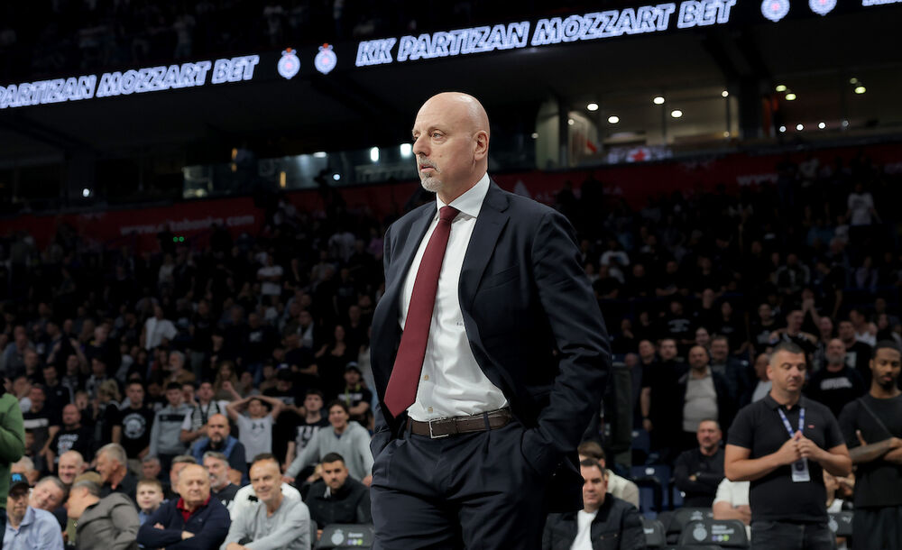 Detalj sa prve utakmice polufinala ABA lige između Partizana i Crvene zvezde u sezoni 2025/26