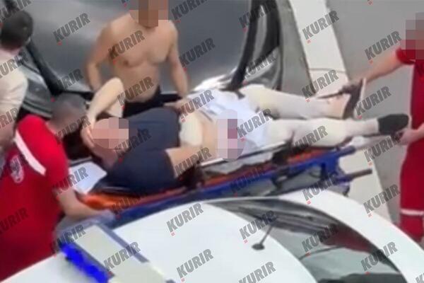 ISPLIVAO SNIMAK RANJENOG VLASNIKA RESTORANA NA NOVOM BEOGRADU! Krv na sve strane, prilazi mu čovek GO do pojasa...