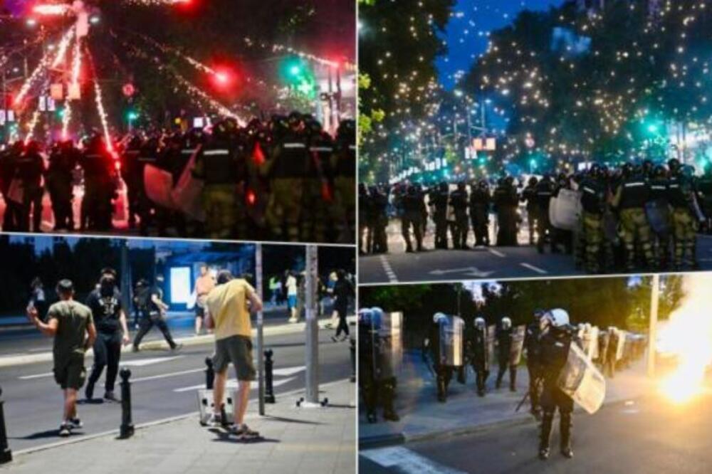 Napadnuti pripadnici policije: Incident u centru Beograda (VIDEO)