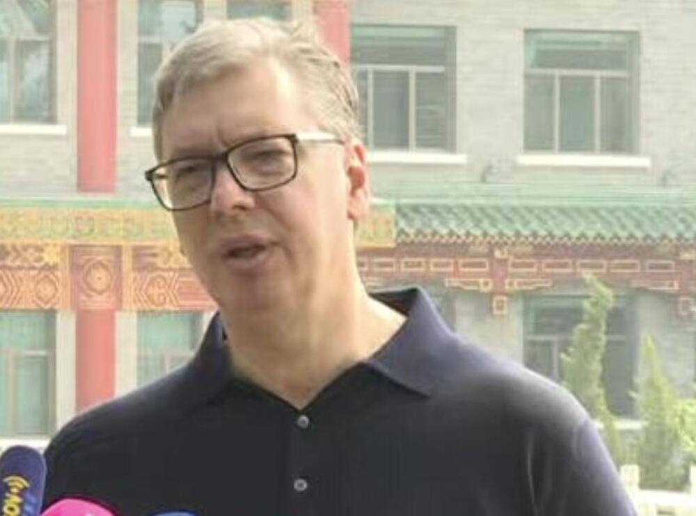 Predsednik Vučić se obratio iz Pekinga, pomenuo Slaviju: "Na kraju smo ljudi, želeli smo sliku demokratske Srbije"