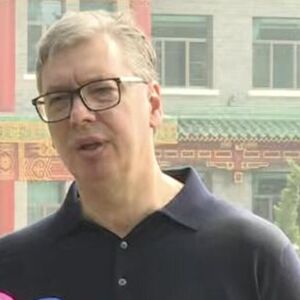 Predsednik Vučić se obratio iz Pekinga, pomenuo Slaviju: "Na kraju smo ljudi, želeli smo sliku demokratske Srbije"