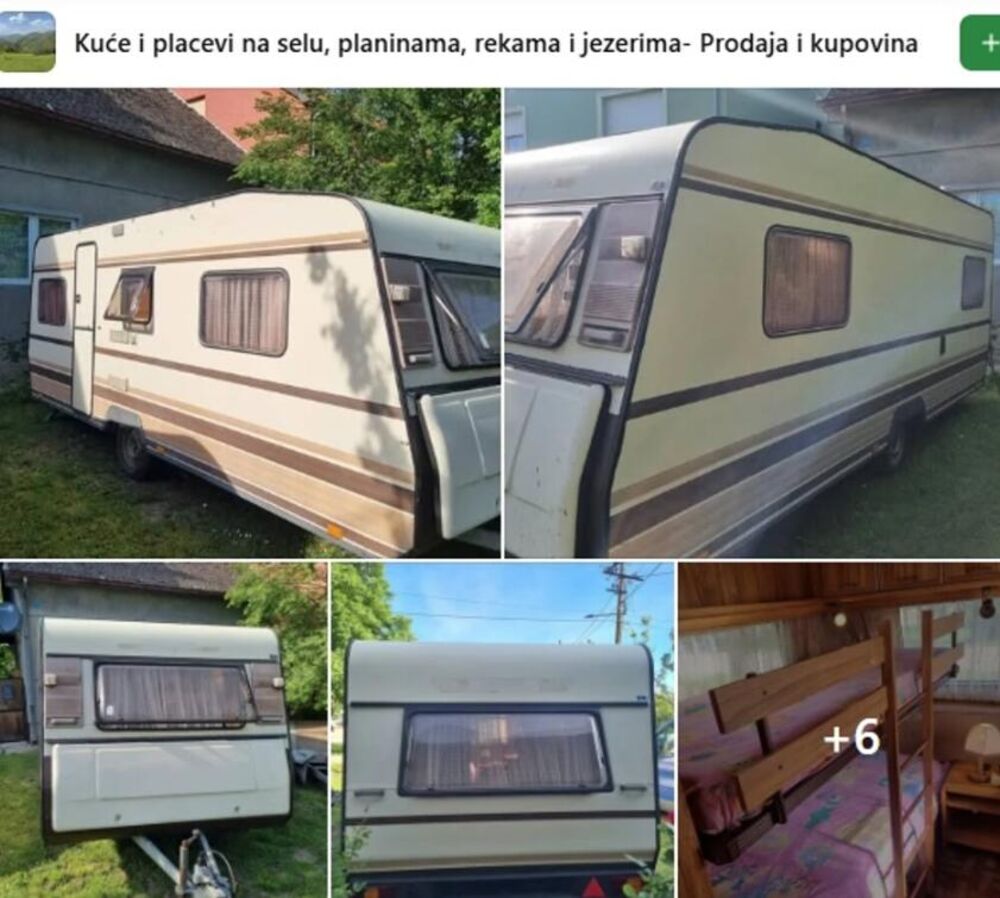 Aleksandar prodaje kamp prikolicu za 2.800 evraa