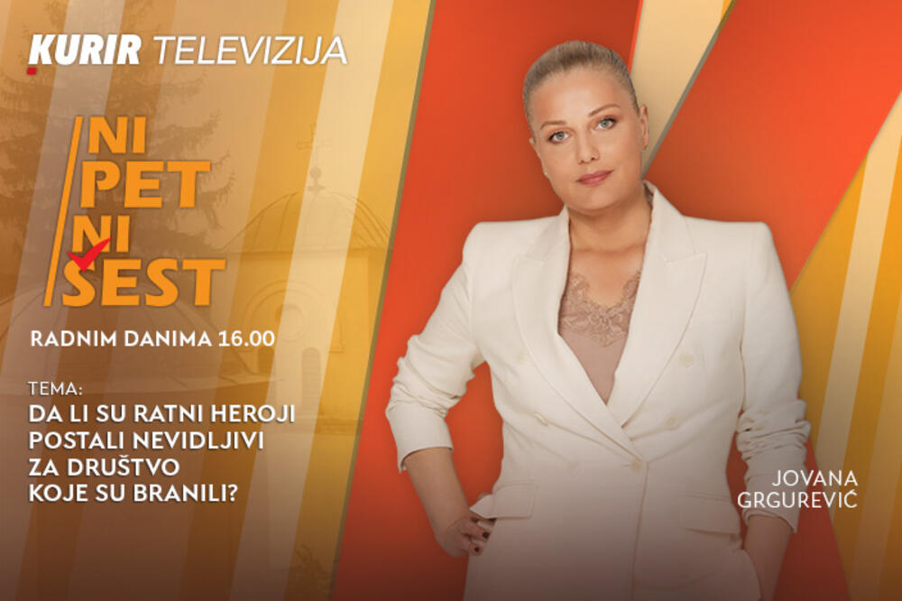 DA LI SU RATNI HEROJI POSTALI NEVIDLJIVI ZA DRUŠTVO KOJE SU BRANILI? - u današnjoj emisiji &ldquo;NI 5 NI 6&rdquo; od 16.00
