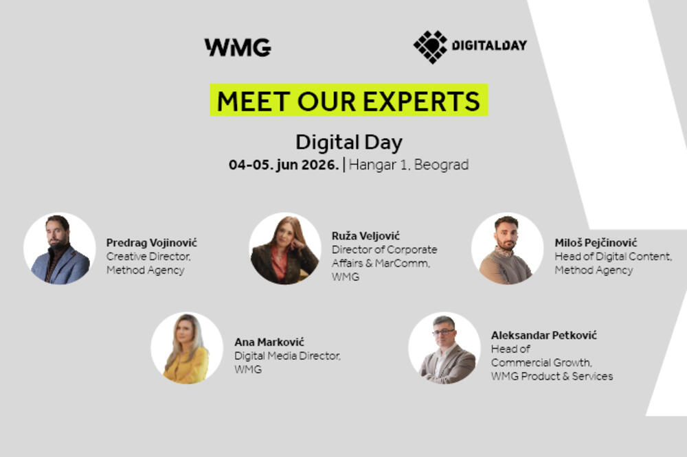 POVERENJE, REPUTACIJA I VEŠTAČKA INTELIGENCIJA U FOKUSU PREDSTAVNIKA KOMPANIJE WMG NA KONFERENCIJI DIGITAL DAY 2026
