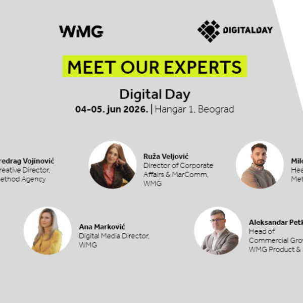 POVERENJE, REPUTACIJA I VEŠTAČKA INTELIGENCIJA U FOKUSU PREDSTAVNIKA KOMPANIJE WMG NA KONFERENCIJI DIGITAL DAY 2026