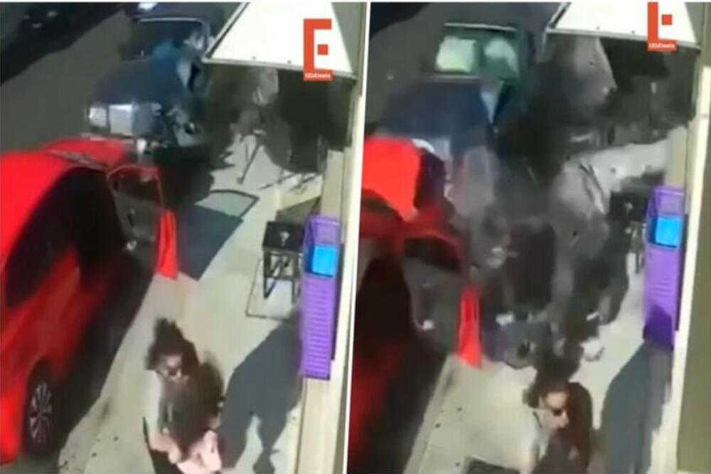 Jeziva saobraćajka u Grčkoj: Muškarac izgubio kontrolu nad vozilom i pokosio sve, a onda je usledio šok (VIDEO)